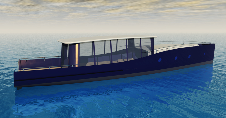 futuristic boat design